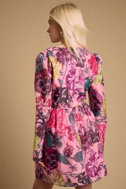 Oasis Robe Mini Structurée Évasée avec Détail Plissé<Femme Robe Invitée Mariage|Toutes Les Robes
