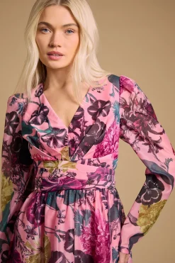 Oasis Robe Mini Structurée Évasée avec Détail Plissé<Femme Robe Invitée Mariage|Toutes Les Robes
