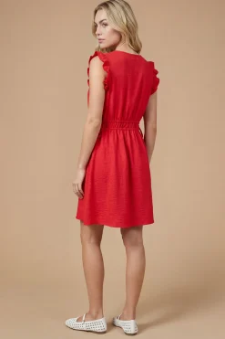 Dorothy Perkins Robe Mini À Taille Coulissée Avec Détails Volantés<Femme Robes|Toutes Les Robes