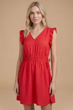 Dorothy Perkins Robe Mini À Taille Coulissée Avec Détails Volantés<Femme Robes|Toutes Les Robes