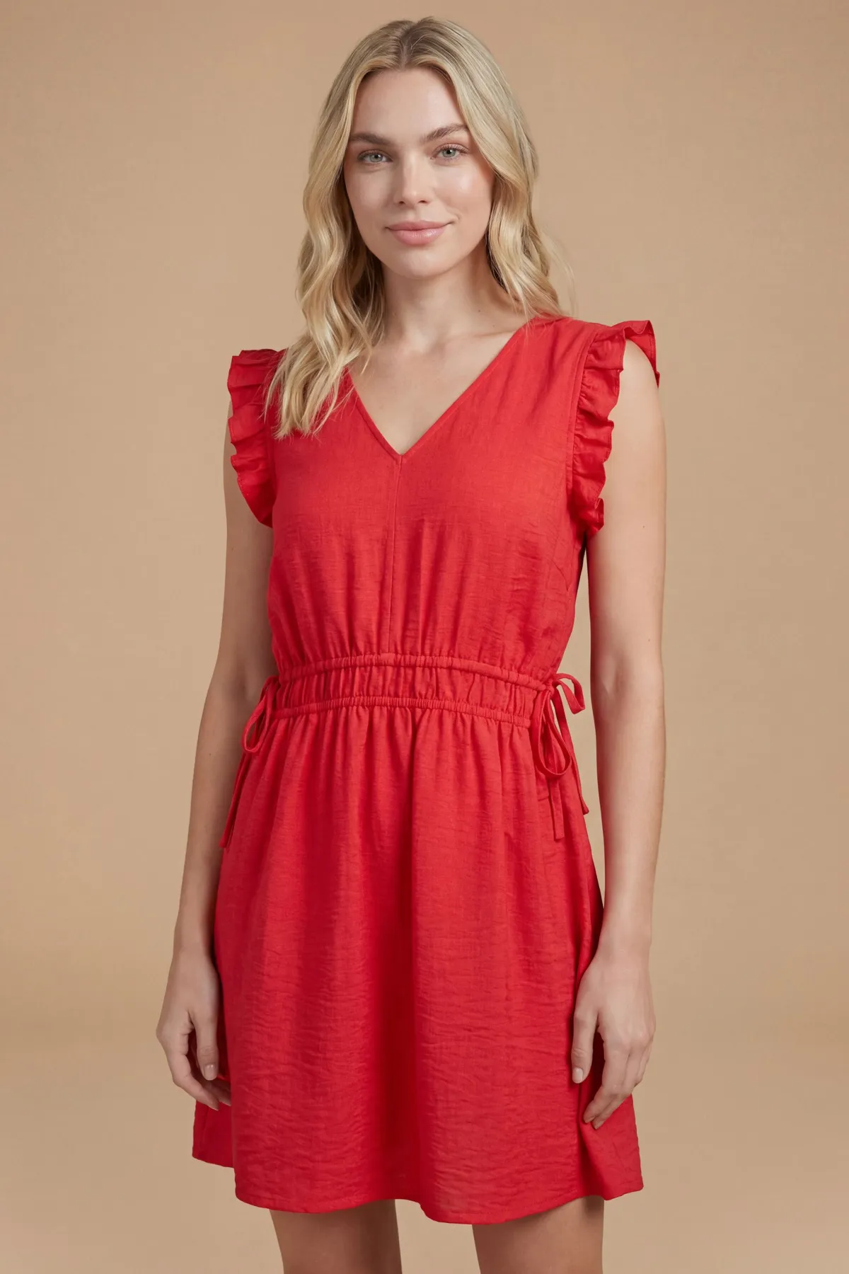 Dorothy Perkins Robe Mini À Taille Coulissée Avec Détails Volantés<Femme Robes|Toutes Les Robes