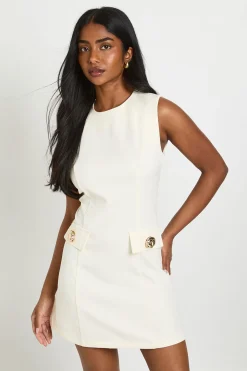 Robe Mini Trapèze Ajustée