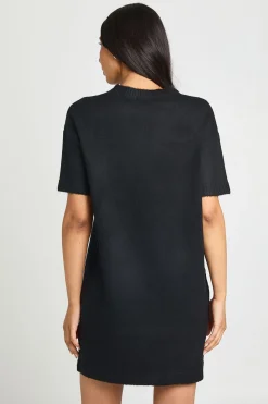 boohoo Robe Mini Tricotée Haute Avec Détails De Coutures Apparentes En Maille Douce<Femme Pulls Et Gilets|Toutes Les Mailles