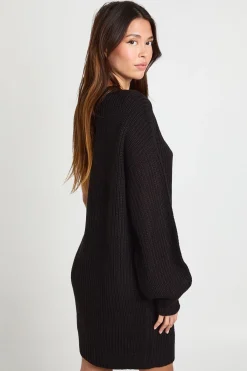 boohoo Robe Mini Tricotée à Une Épaule<Femme Robes À Manches Longues|Robes