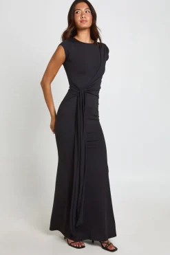 boohoo Robe Mini Ultra Douce Avec Détail De Ceinture À Nouer À La Taille<Femme Toutes Les Robes|Robes Longues