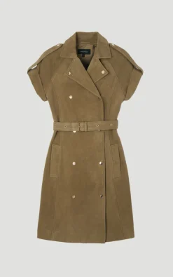 Robe Mini Utilitaire en Daim