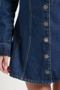 Robe Mini Évasée À Manches Longues Petite