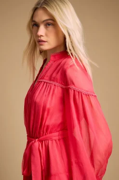 Robe Mini À Volants Contrastés