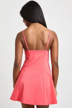 boohoo Robe Moulante Mini En Bengaline À Bustier Froncé<Femme Robes Patineuses|Robes