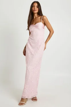 Robe nuisette en dentelle mixte
