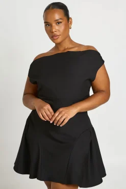 Robe Patineuse Asymétrique Grande Taille