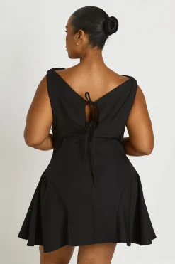 Robe Patineuse Asymétrique Grande Taille