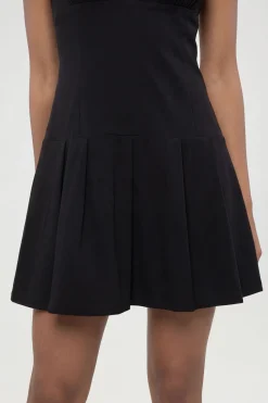 Robe Patineuse En Bengaline À Décolleté Plongeant