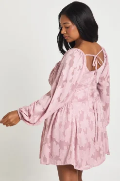 Robe Patineuse Grande Taille en Mousseline Dévorée Style Fermière