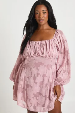 Robe Patineuse Grande Taille en Mousseline Dévorée Style Fermière