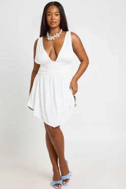 Robe Patineuse Grande Taille À Col En V
