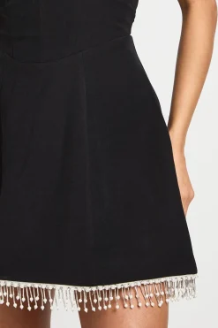 boohoo Robe patineuse à l'ourlet orné de bandeau<Femme Robes Patineuses|Robes