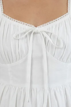 boohoo Robe Patineuse Midaxi Milkmaid En Coton De Maternité<Femme Toutes Les Robes|Robes Patineuses