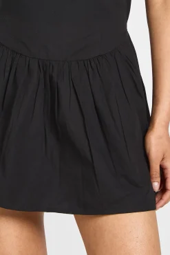 boohoo Robe Patineuse Mini À Basque En Coton Pour Grandes Tailles<Femme Robes Patineuses|Robes