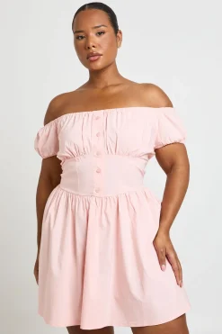 Robe Patineuse Mini En Bengaline Grande Taille