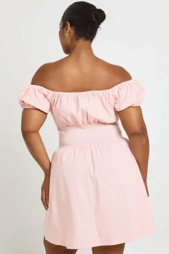 Robe Patineuse Mini En Bengaline Grande Taille