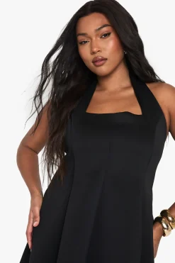 boohoo Robe patineuse structurée à panneaux<Femme Robes Patineuses|Robes
