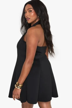 boohoo Robe patineuse structurée à panneaux<Femme Robes Patineuses|Robes