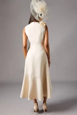 Robe Petite à Corsage 3D Asymétrique