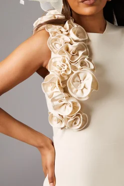 Robe Petite à Corsage 3D Asymétrique