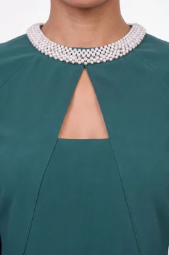Wallis Robe Petite À Manches Cape Avec Détails De Coutures Ornées<Femme Toutes Les Robes|Robes Mi-Longues