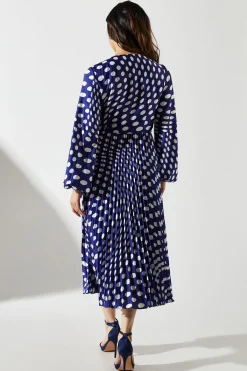 Coast Robe Portefeuille à Plis<Femme Robes Mi-Longues|Robes À Manches Longues