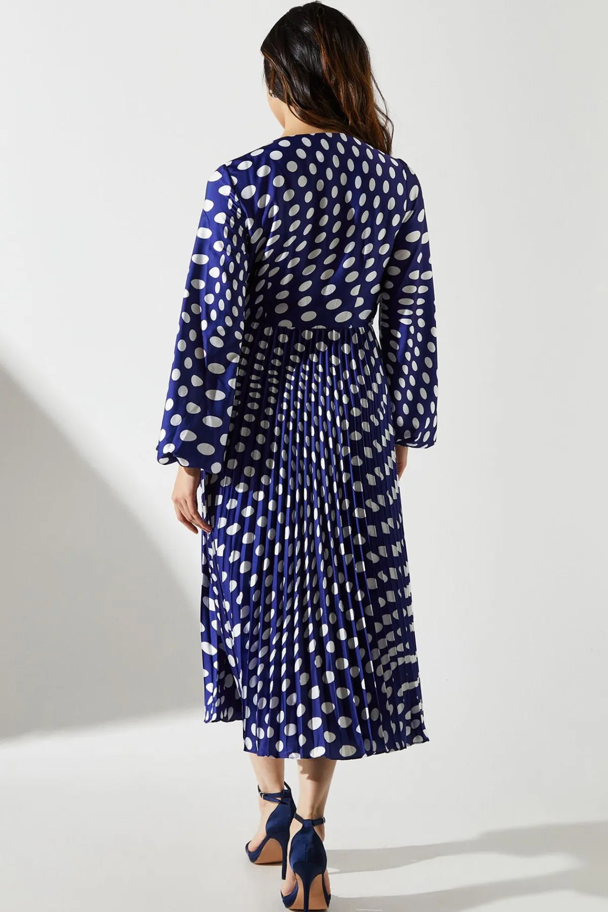 Coast Robe Portefeuille à Plis<Femme Robes Mi-Longues|Robes À Manches Longues