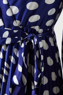 Coast Robe Portefeuille à Plis<Femme Robes Mi-Longues|Robes À Manches Longues