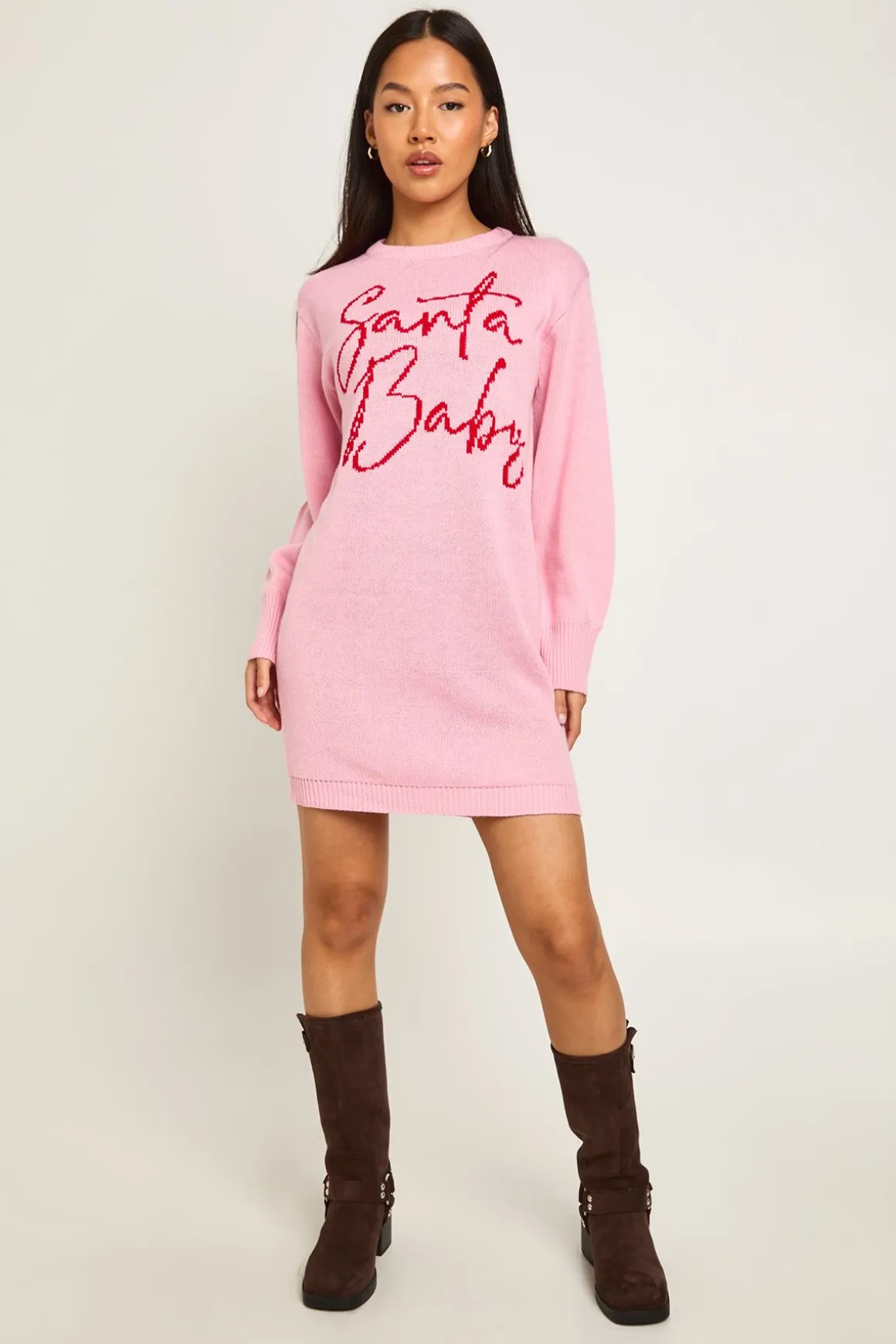 Robe pull de Noël Petite Santa Baby