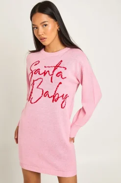 Robe pull de Noël Petite Santa Baby