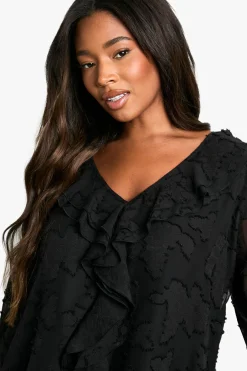 ROBE SHIFT FLORALE BURNOUT EN TAILLE PLUS