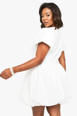 ROBE SKATER TEXTURÉE BOUFFANTE POUR TAILLES PLUS BONDED