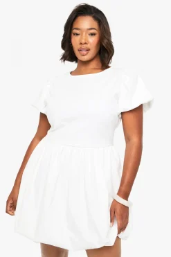 ROBE SKATER TEXTURÉE BOUFFANTE POUR TAILLES PLUS BONDED