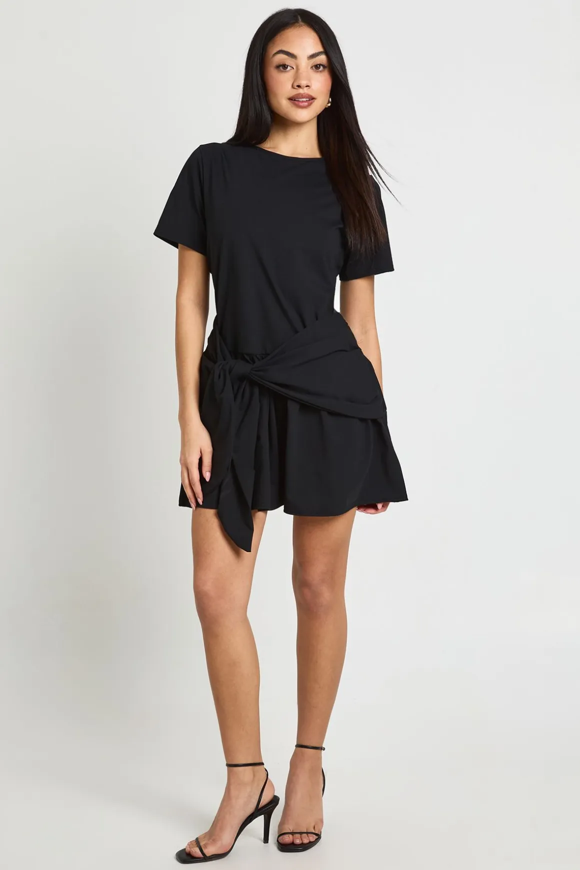 Robe Smock Avec Ceinture À Nouer À La Taille