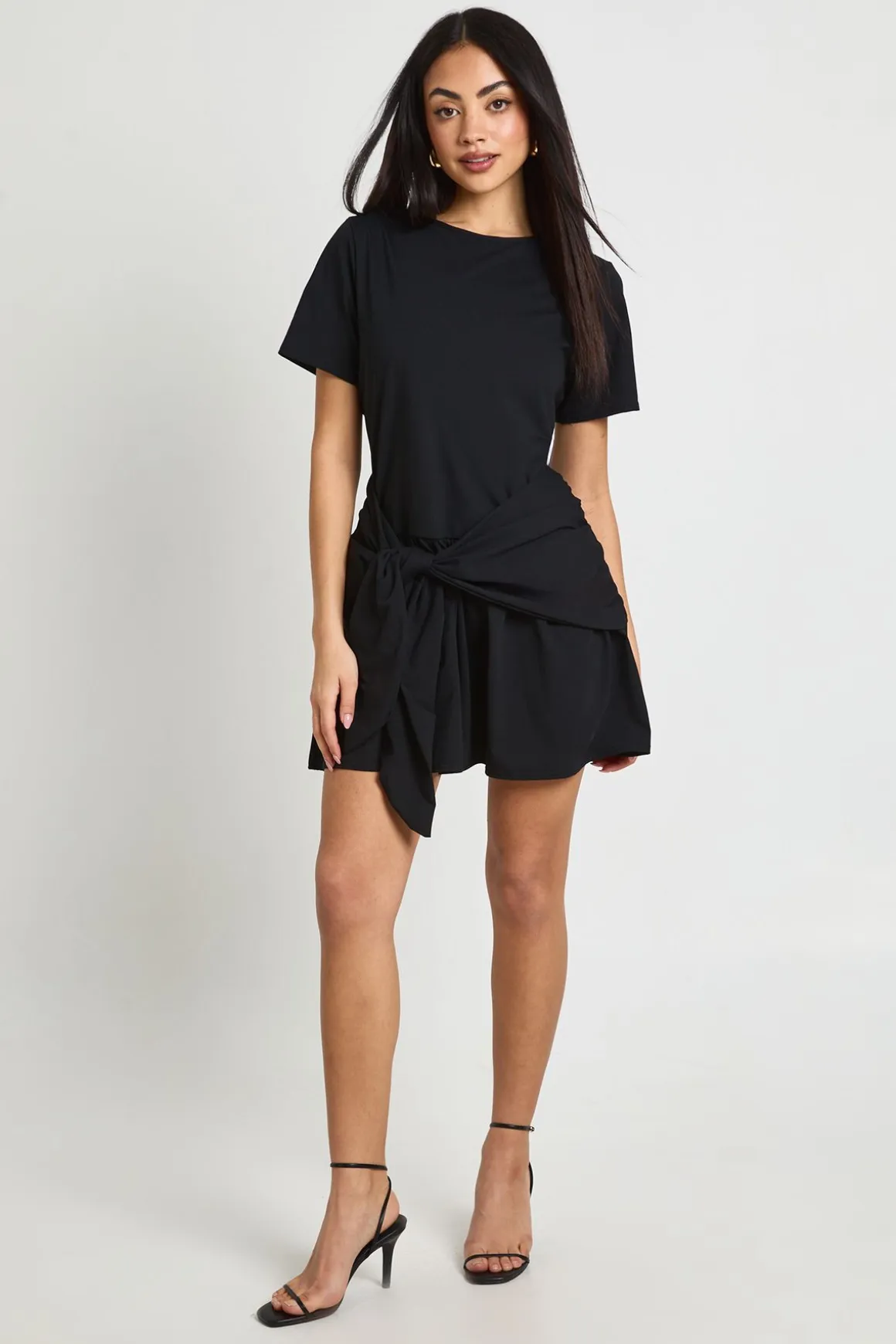 Robe Smock Avec Ceinture À Nouer À La Taille