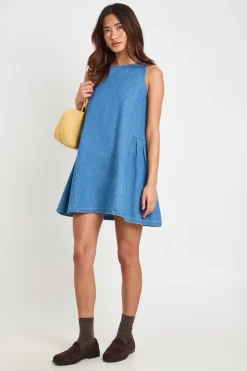 Robe Smock En Chambray