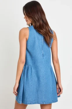 Robe Smock En Chambray