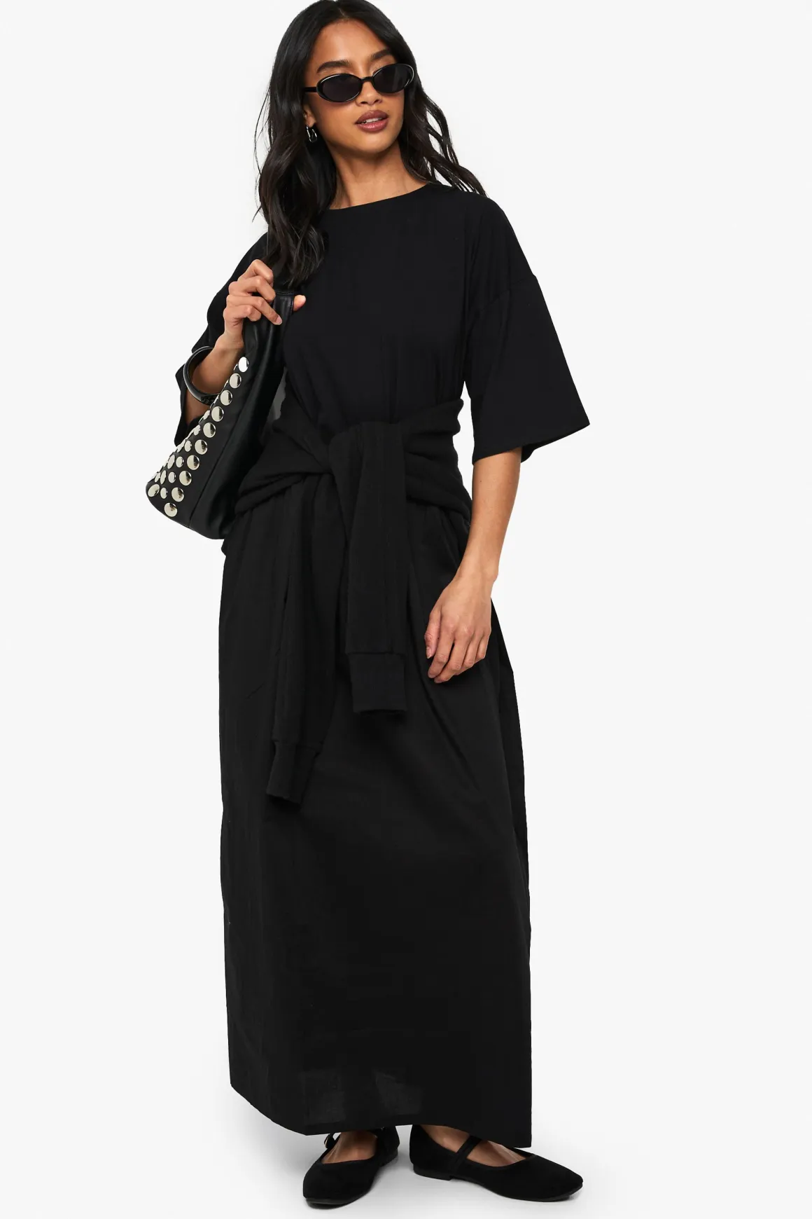 Robe Smock En Mélange De Coton Jersey Petite