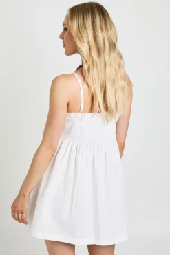 Robe Smock Mini À Détails Froncés Petite