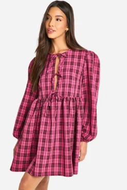 Robe Smock à nouer à l'avant