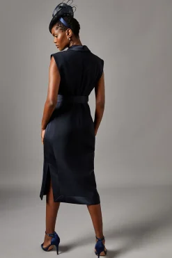 Robe Smoking Satinée