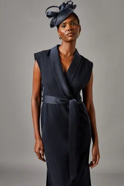 Robe Smoking Satinée