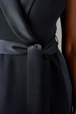 Robe Smoking Satinée