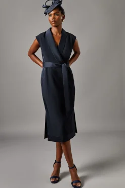 Robe Smoking Satinée