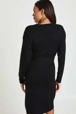 Robe Synthétiquell Mi-Longue Col Rond de Maternité